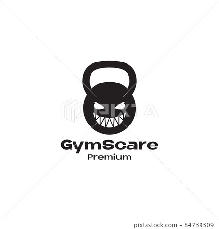 gym with monster scare logo symbol icon vector graphic design illustration idea creative gym with monster scare logo symbol icon vector graphic design illustration idea creative 84739309
