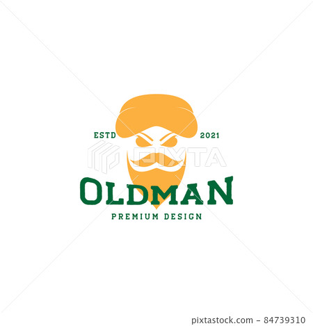 vintage color old man with beard and mustache culture logo symbol icon vector graphic design illustration idea creative vintage color old man with beard and mustache culture logo symbol icon vector graphic design illustration idea creative 84739310
