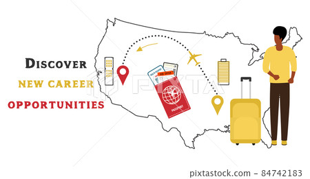 New career Relocation Job Offer Employee USA New career Relocation Job Offer Employee USA 84742183