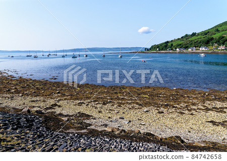 Loch Ranza on the Isle of Arran in Scotland Loch Ranza on the Isle of Arran in Scotland 84742658