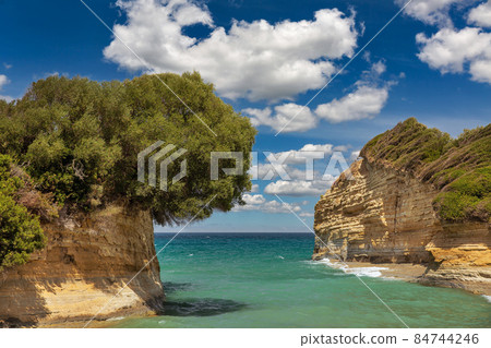 Canal D'amour on Corfu island, Greece 84744246