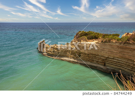 Canal D'amour on Corfu island, Greece 84744249