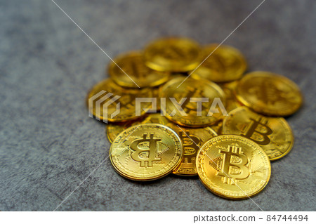 Cryptocurrency cryptocurrency coins placed on concrete Cryptocurrency cryptocurrency coins placed on concrete 84744494