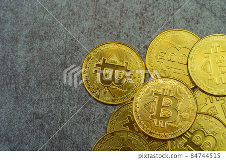 Cryptocurrency cryptocurrency coins placed on concrete Cryptocurrency cryptocurrency coins placed on concrete 84744515