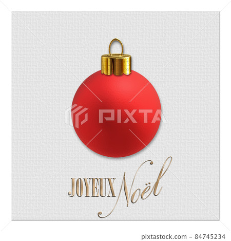 French Joyeux Noel - Stock Illustration [84745234] - PIXTA