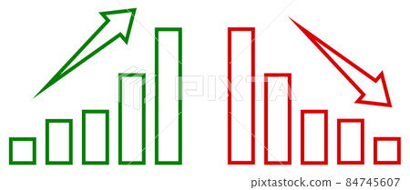在簡單條形圖中顯示數據的插圖 在簡單條形圖中顯示數據的插圖 84745607