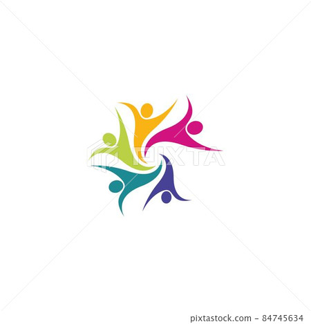 Community logo template vector icon 84745634