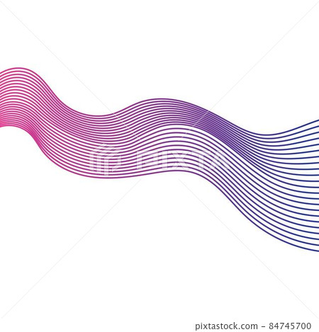 Wave line vector icon - Stock Illustration [84745700] - PIXTA