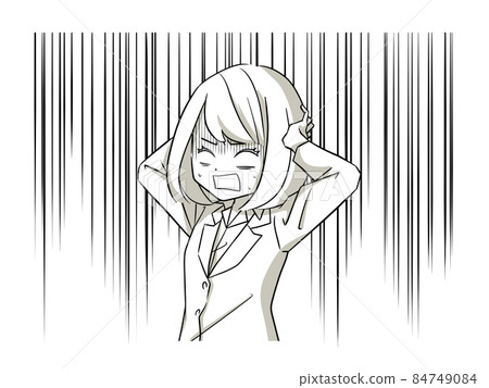 一個穿著震驚的衣服的女人 一個穿著震驚的衣服的女人 84749084