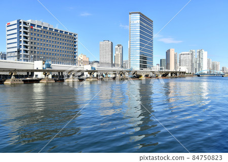 天王洲島/海堡廣場（東京都品川區）品川碼頭大橋的景色 [2021.12] 84750823