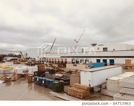 New car parts factory in Detroit, heavy industry in the United States New car parts factory in Detroit, heavy industry in the United States 84753963