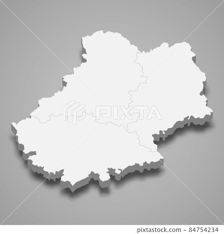 Lot Department France Map 3D Isometric Map Of Lot Is A Department In France - Stock Illustration  [84754234] - Pixta