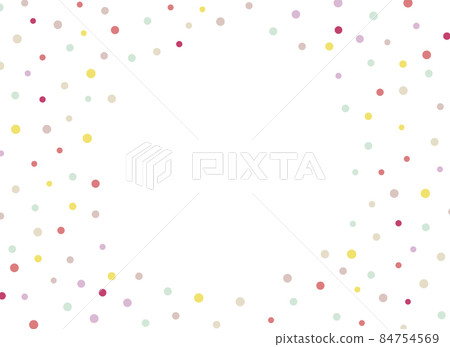 複製五彩紙屑流行色派對裝飾裝飾亮色圈背景中心的空間 84754569