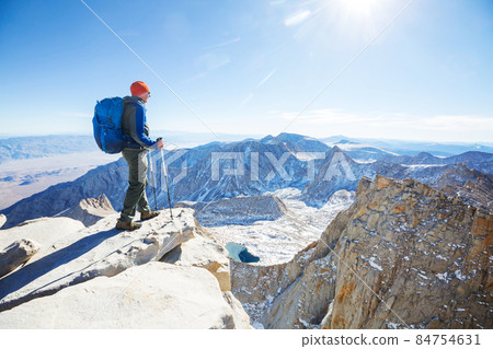 Man on the cliff Man on the cliff 84754631