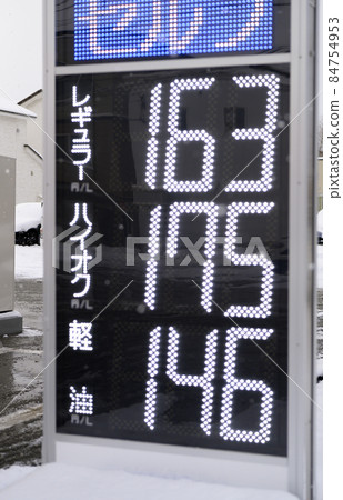 Price display of gas stations 84754953