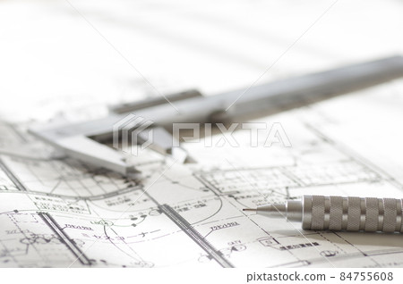 Blueprint of the house (drawing) 84755608