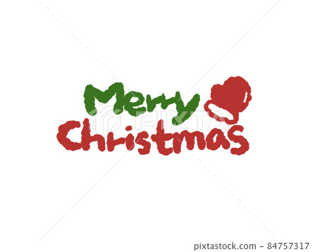 聖誕快樂聖誕書法 84757317