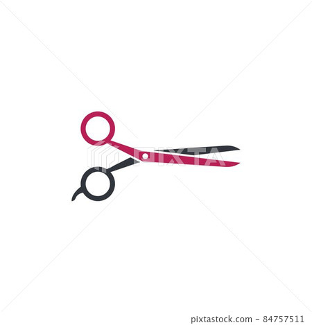 Scissors logo template vector icon 84757511
