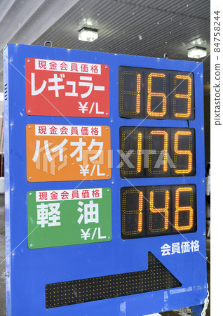 Price display of gas stations Price display of gas stations 84758244
