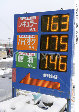 Price display of gas stations Price display of gas stations 84758246