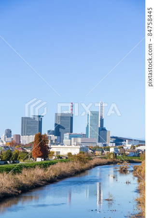 從“埼玉縣”的 Minuma Tanbo 看到的芝川和埼玉新都市區 從“埼玉縣”的 Minuma Tanbo 看到的芝川和埼玉新都市區 84758445