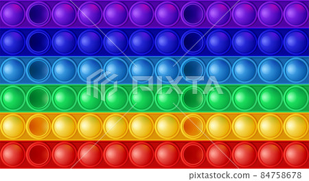 Seamless texture from colorful Silicone poppit game, trendy toy pop it antistress. Vector illustration Seamless texture from colorful Silicone poppit game, trendy toy pop it antistress. Vector illustration 84758678