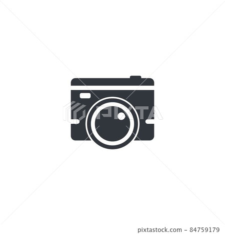 Camera logo template vector icon Camera logo template vector icon 84759179