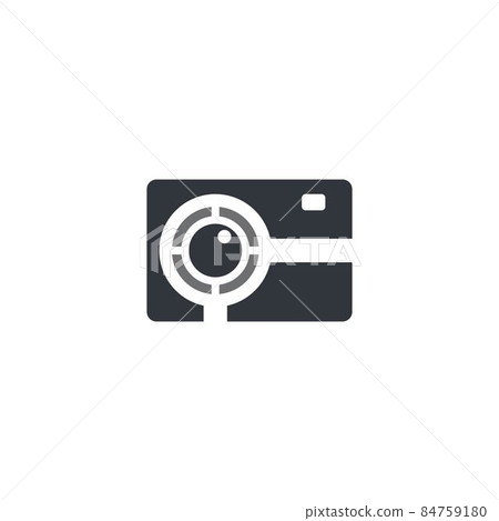 Camera logo template vector icon Camera logo template vector icon 84759180