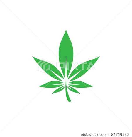 Cannabis logo template vector Cannabis logo template vector 84759182