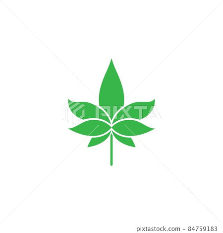 Cannabis logo template vector Cannabis logo template vector 84759183