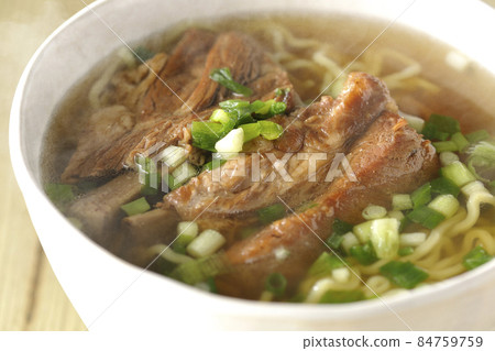 Hot Okinawa soba with large spare ribs 84759759