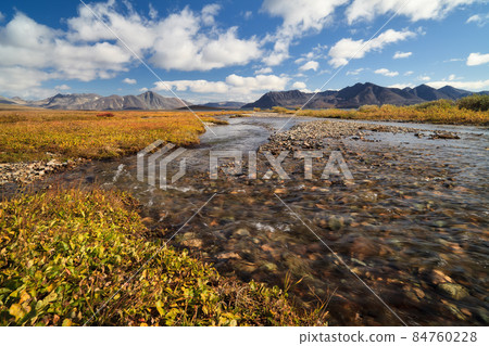 Beautiful autumn Arctic landscape 84760228