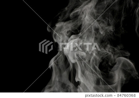 Steam, steam, steam, smoke, aerosols taken on a black background Steam, steam, steam, smoke, aerosols taken on a black background 84760368
