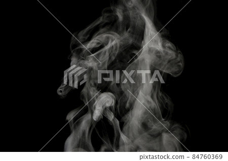 Steam, steam, steam, smoke, aerosols taken on a black background Steam, steam, steam, smoke, aerosols taken on a black background 84760369