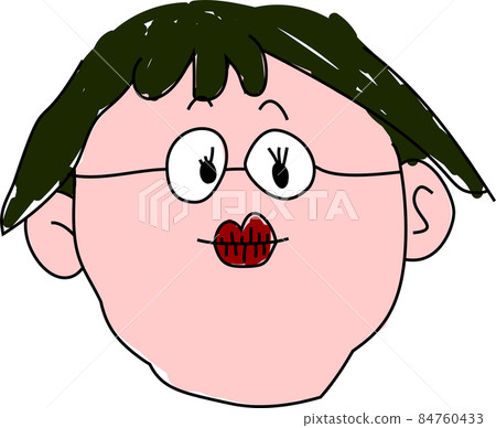 Unique and unique face ugly 84760433