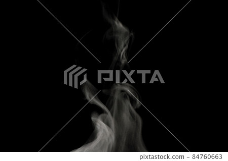 Steam, steam, steam, smoke, aerosols taken on a black background 84760663