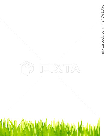 Lawn watercolor frame 84761350