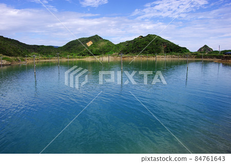 Kurumaebi farm next to the Honohoshi coast in Setouchi Town 84761643