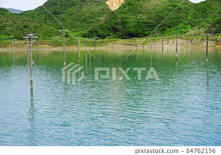 Kurumaebi farm next to the Honohoshi coast in Setouchi Town 84762156