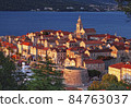 Korcula Town at Sunset 84763037