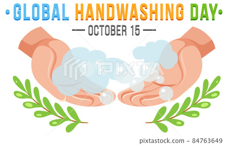 Global Handwashing Day Banner Design Global Handwashing Day Banner Design 84763649