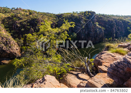 Katherine Valley seen from the lookout of Nitmiluk National Park in the Northern Territory, Australia Katherine Valley seen from the lookout of Nitmiluk National Park in the Northern Territory, Australia 84763802