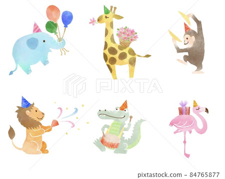 Celebration animal illustration 84765877