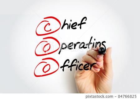 COO - Chief Operating Officer acronym with marker, business concept background 84766825