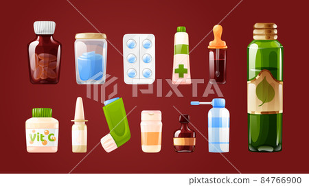 Medical packaging pills mockup. Pharmacy medications template bottles different shapes. Medicine drugs, pharmaceutical treatment, medicine pills bottles sprays blister tube aerosol can Medical packaging pills mockup. Pharmacy medications template bottles different shapes. Medicine drugs, pharmaceutical treatment, medicine pills bottles sprays blister tube aerosol can 84766900