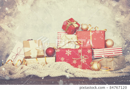 Christmas and New Year winter holiday season concept. Christmas and New Year winter holiday season concept. 84767120