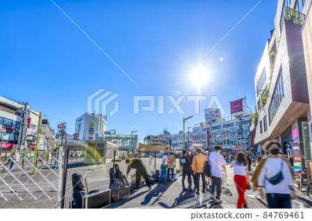 東京下北澤商店街世田谷的街景 東京下北澤商店街世田谷的街景 84769461