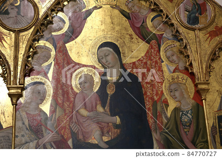 Pinacoteca nazionale decors, Siena, tuscany, italy Pinacoteca nazionale decors, Siena, tuscany, italy 84770727