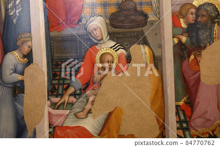 Pinacoteca nazionale decors, Siena, tuscany, italy Pinacoteca nazionale decors, Siena, tuscany, italy 84770762