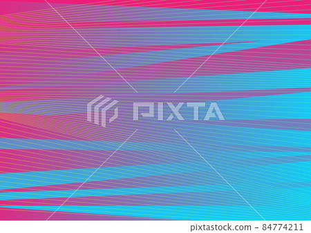 Colorful lines and stripes abstract technical geometric background 84774211